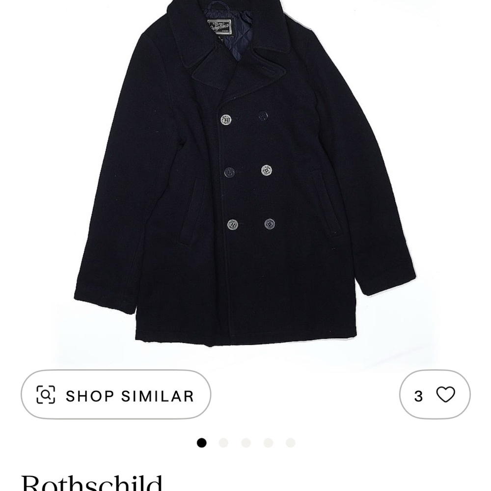 Rothschild Classic Navy Kids Peacoat
